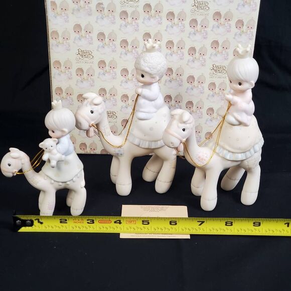 Precious Moments “They Followed the Star” Mini Nativity Addition (3 Camels, Porc - Picture 9 of 9